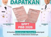 SPPT PBB Kota Kediri 2026 Telah Didistribusikan di Kantor Kelurahan