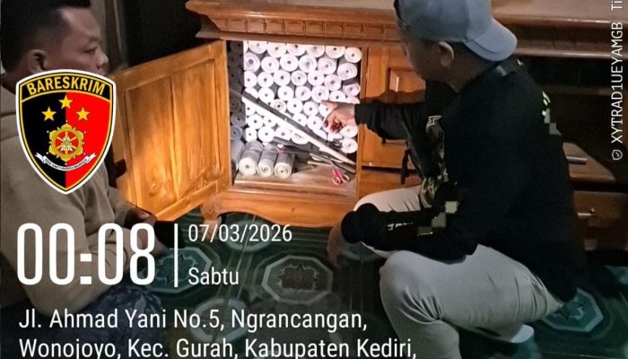 Kedepankan Pendekatan Humanis Polsek Gurah Mitigasi Peredaran Petasan di Wonojoyo Kediri