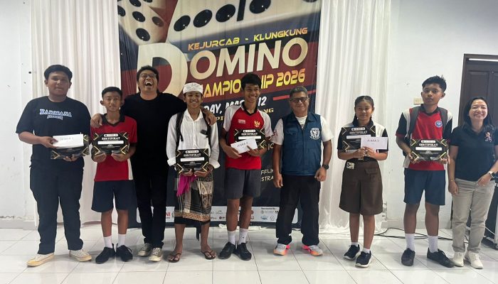 Kejurcab Domino ORADO Klungkung Digelar, Upaya Ubah Citra Permainan Jadi Olahraga Prestasi