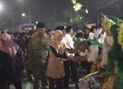 Lestarikan Tradisi, Walikota Kediri Lepas Puluhan Peserta Festival Musik Patrol Malam Takbir 1447 H