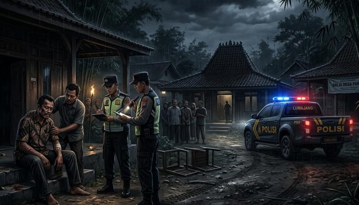 Buntut Salah Paham di Lokasi Pengajian, Kades Pakel Lumajang Dikeroyok Belasan Orang di Rumahnya