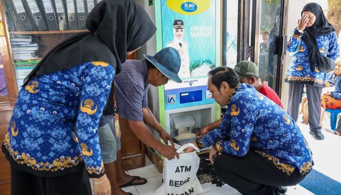 Optimalkan Pelayanan, 46 Mesin ATM Beras Mapan Siap Penuhi Kebutuhan Pangan Warga Kediri