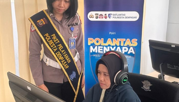 Pelayanan SIM Polresta Denpasar Semakin Humanis, Hadirkan Program “Polantas Menyapa”