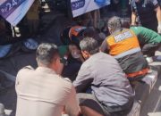 Respons Cepat Unit Lalulintas Polsek Dentim Tangani Laka Lantas di By Pass IB Mantra, Korban Dievakuasi ke RS Prof Ngoerah