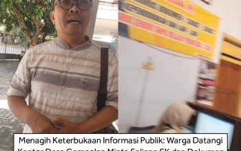 Akses Informasi Tersumbat? Warga Gempolan Datangi Kantor Desa Pertanyakan Transparansi Administrasi Pengisian Perangkat Desa 2021