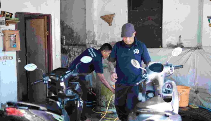 Antrean Membludak, SAE Cuci Motor Lapas Tabanan Banjir Pelanggan