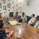 Ka. Kantah Tabanan beserta Kasi Survei-Pemetaan dan Kasi Penetapan Hak-Pendaftaran Rapat Pembahasan Integrasi Data Pertanahan-Perpajakan bersama Asisten III Pemkab Tabanan dilanjutkan dengan Diskominfo Tabanan