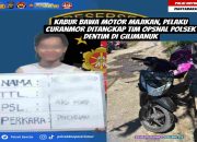 Kabur Bawa Motor Majikan, Pelaku Curanmor Ditangkap Tim Opsnal Polsek Dentim di Gilimanuk