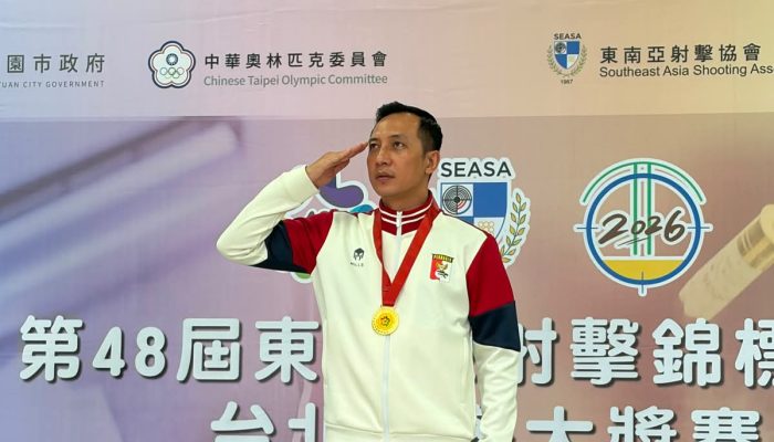 Harumkan Nama Bangsa, Letda Inf Dewa Putu Yadi Suteja Raih Dua Medali Emas di SEASA Shooting Championship 2026