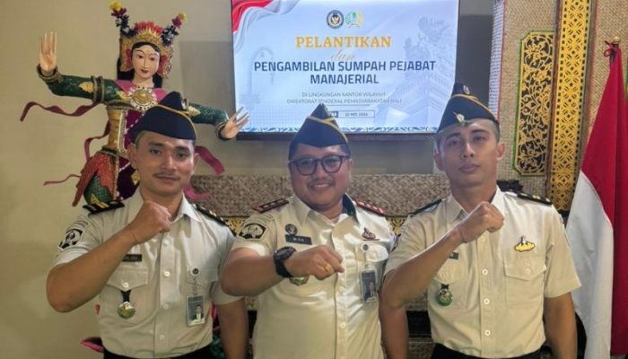 Bawa Semangat Baru, Dua Pejabat Manajerial Lapas Tabanan Dilantik