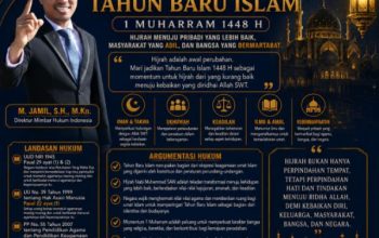 MHI: Tahun Baru Islam 1448 H Momentum Hijrah Meningkatkan Kesadaran Hukum di Era Digital