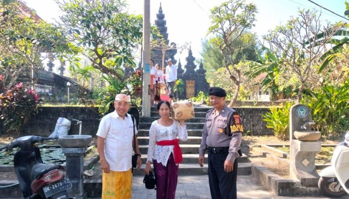 Ciptakan Suasana Galungan yang Aman dan Khidmat, Polsek Dentim Laksanakan KRYD di Padang Galak