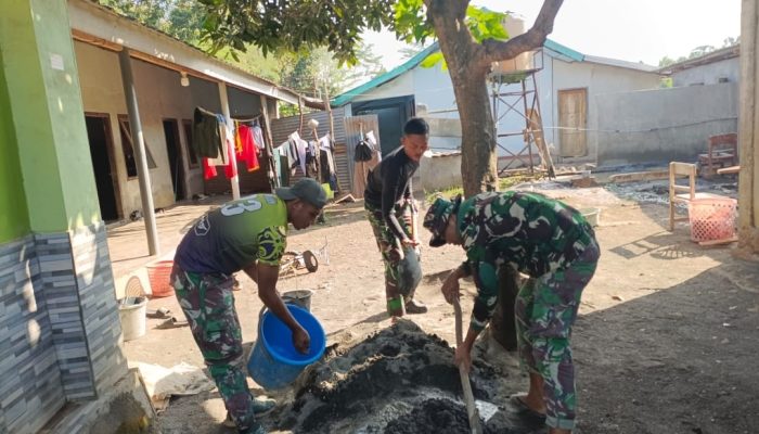 TMMD Ke 129 Wujudkan Fasilitas Ibadah yang Layak Melalui Pembangunan MCK Musala Darul Ihsani