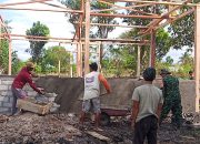 Gotong Royong Satgas TMMD dan Warga Wujudkan Hunian Layak bagi Masyarakat Dompu