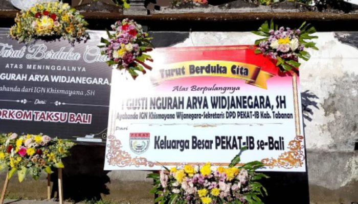 Eratkan Tali Persaudaraan, DPW PEKAT IB Bali Layat Almarhum Ayahanda Sekretaris DPD Pekat IB Tabanan