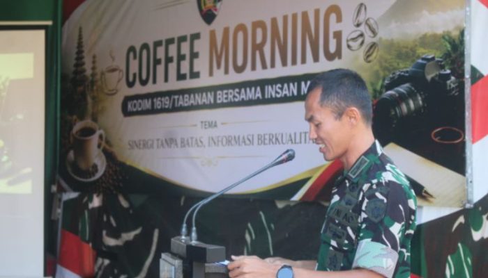 Coffee Morning Kodim 1619/Tabanan Bersama Insan Media: Sinergi Tanpa Batas, Informasi Berkualitas