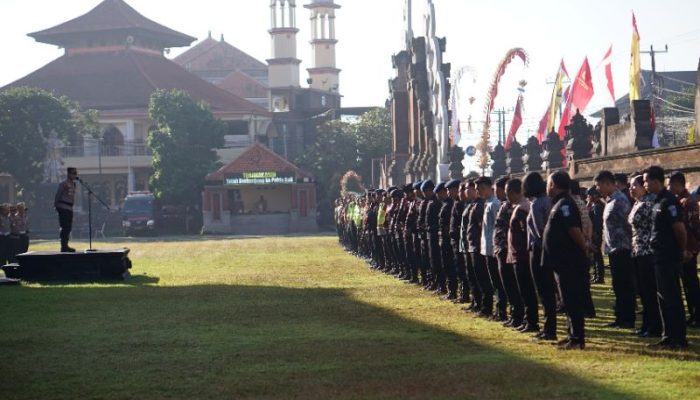 Polda Bali Gelar Apel Kesiapan Ops Gapura Agung III, Amankan Pertemuan Internasional Transboundary Haze Pollution ke 27 di Nusa Dua