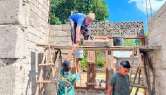 Bantu Masyarakat Miliki Hunian Layak, Satgas TMMD Terus Genjot Pembangunan 9 Unit RTLH Sasaran Tambahan