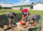 TMMD Ke 129 Kodim 1605/Belu Sasar Fasilitas Pendidikan, MCK Sekolah Direnovasi