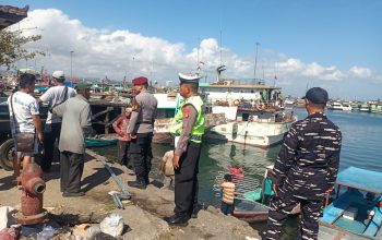 Patroli Gabungan di Pelabuhan, Polsek Benoa Perkuat Pengawasan Cegah Tindak Kriminal