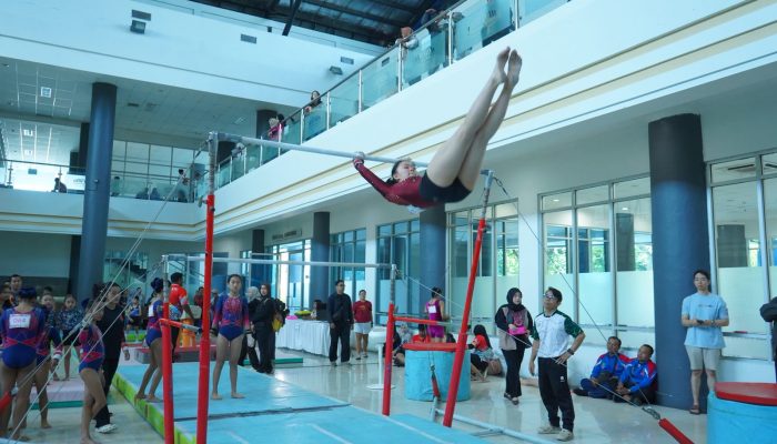 Dari Kejurprov, Pemkab Kediri Bidik Atlet Senam Masa Depan