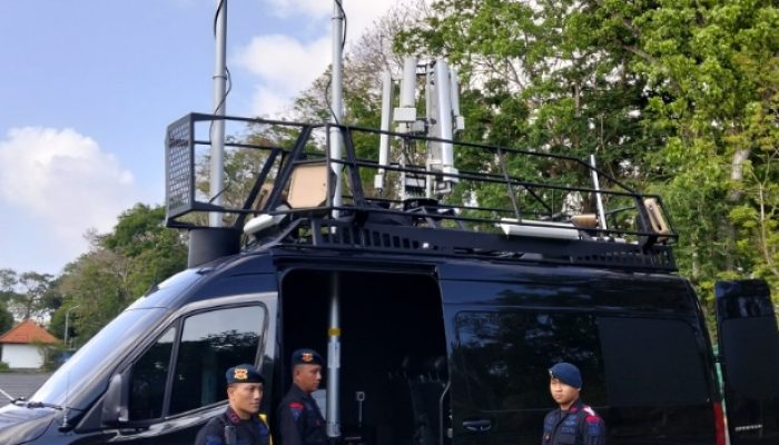 Satgas Tindak Anti Drone Ops Gapura Pantau Keamanan IAWP Di Kawasan Nusadua