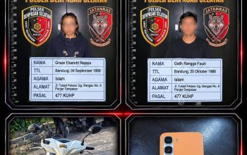 Viral di Medsos! Aksi Pencurian HP di Warung Gorengan Panjer, Dua Pelaku Dibekuk Polisi