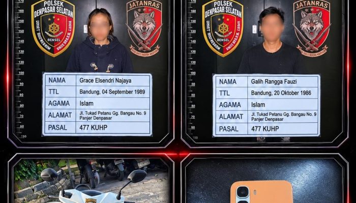 Viral di Medsos! Aksi Pencurian HP di Warung Gorengan Panjer, Dua Pelaku Dibekuk Polisi